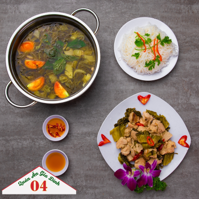 Lẩu Sườn Non Cải Chua