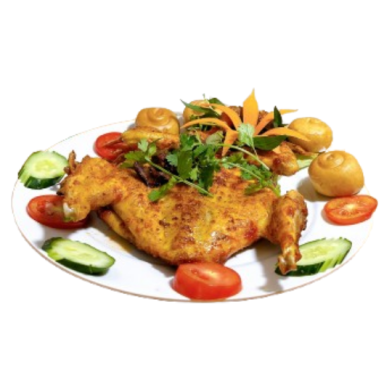 Gà vườn nướng muối ớt 