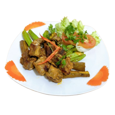 Sườn heo nướng muối ớt 