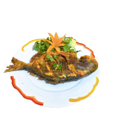 Cá chim trắng nướng muối ớt 