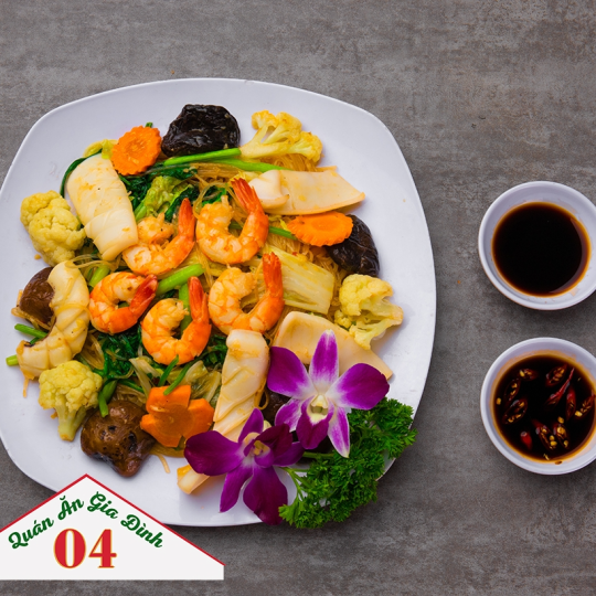 Miến Áp Chảo Hải Sản