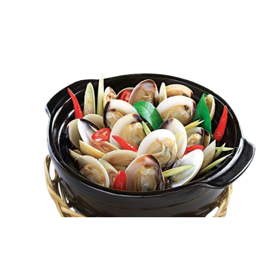 Nghêu hấp sả 